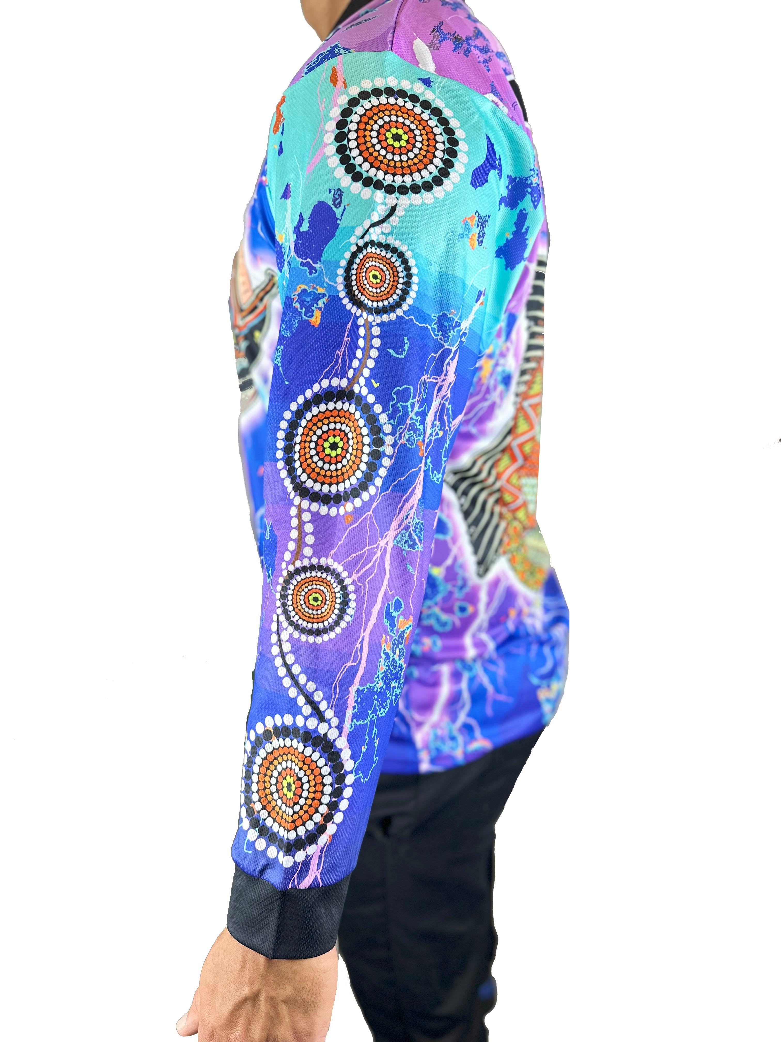 Barramundi Lightning - Long Sleeve Fishing Shirt (UPF50+)