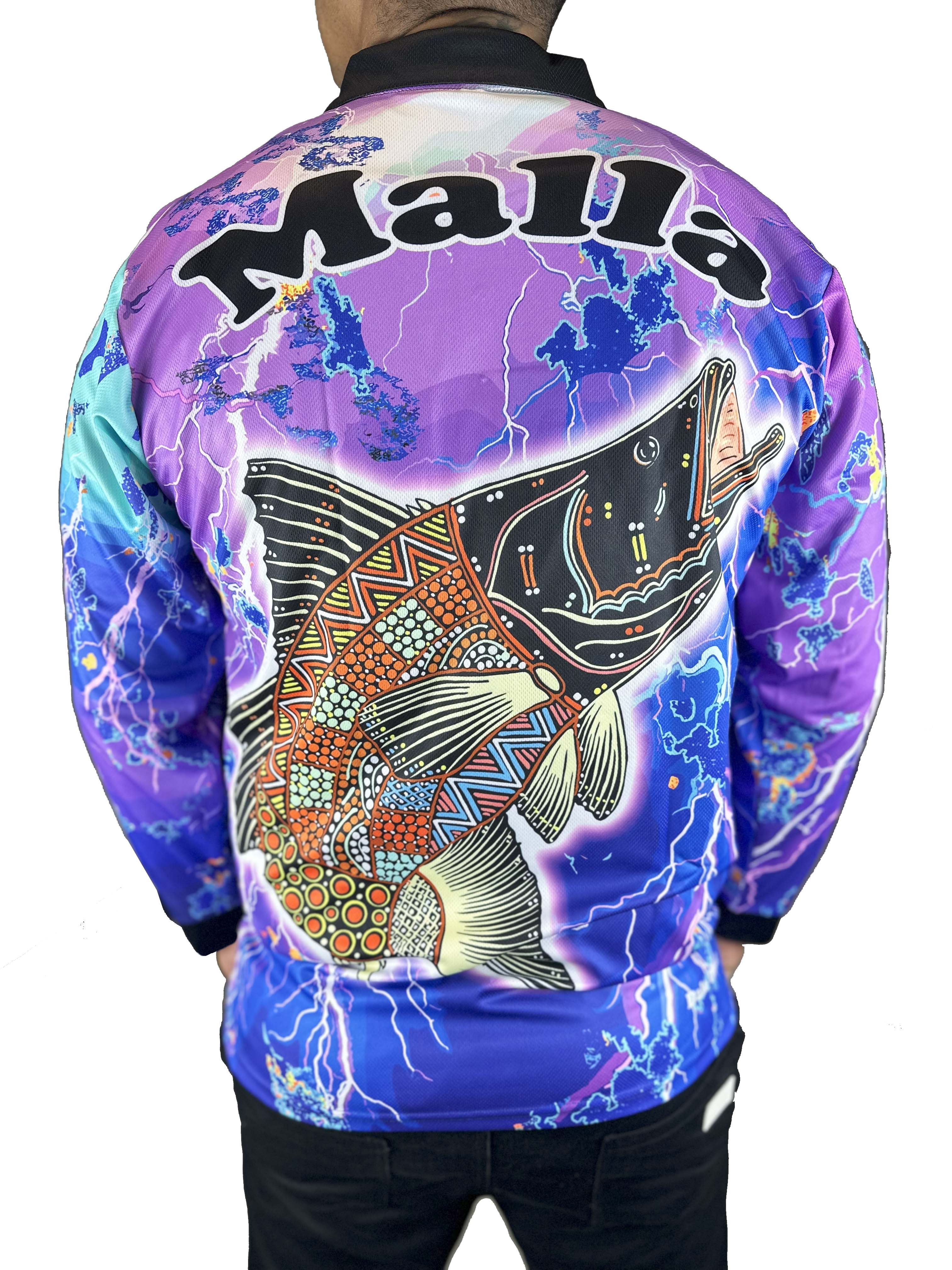 Barramundi Lightning - Long Sleeve Fishing Shirt (UPF50+)