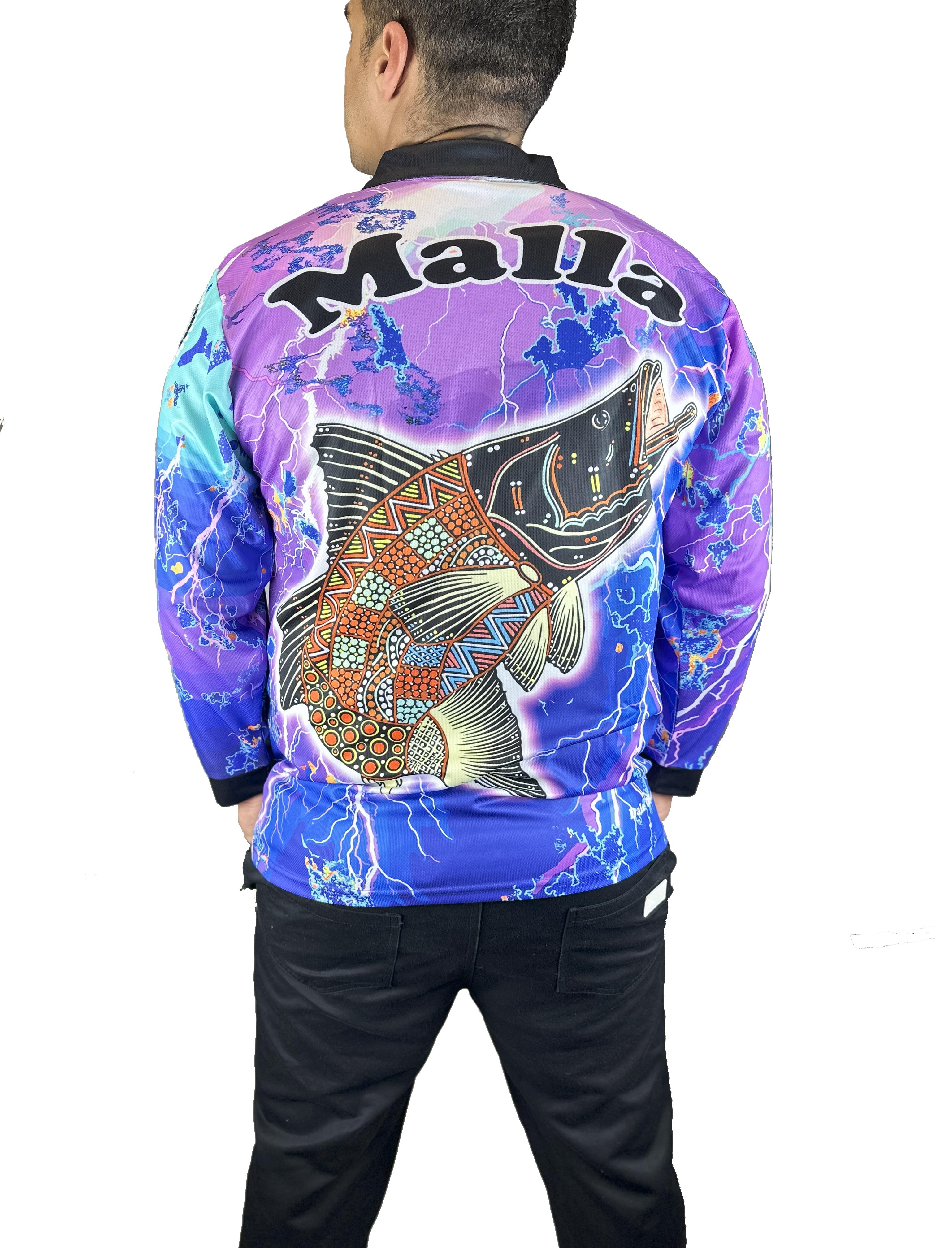 Barramundi Lightning - Long Sleeve Fishing Shirt (UPF50+)