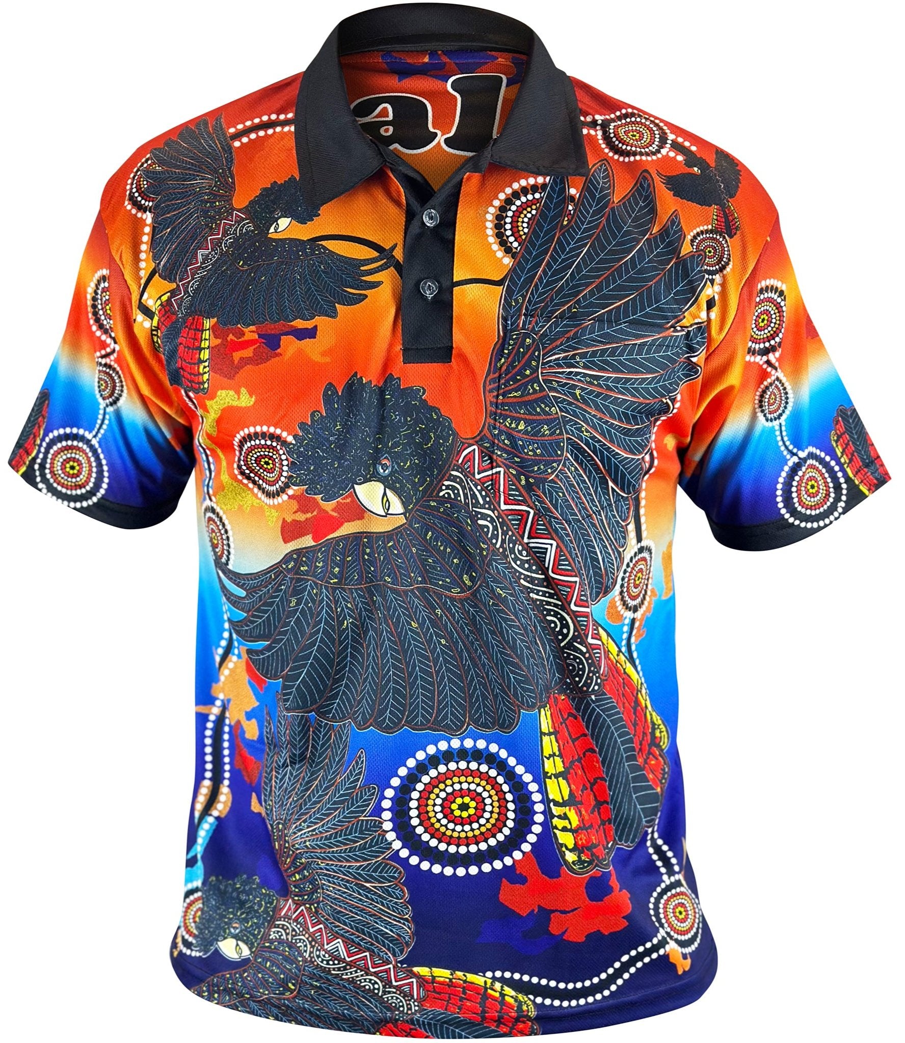 Black Cockatoo - Short Sleeve Polo (UPF50+)