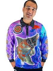 Barramundi Lightning - Long Sleeve Fishing Shirt (UPF50+)