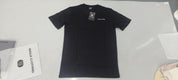 Barramundi Black (Canvas) – Aboriginal Indigenous Cotton T-Shirt (Longline)