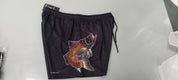 Barramundi Black – Aboriginal Indigenous Footy Shorts (With Pockets)