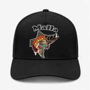 Barramundi Black – Limited Edition Indigenous Embroidered Snapback Cap