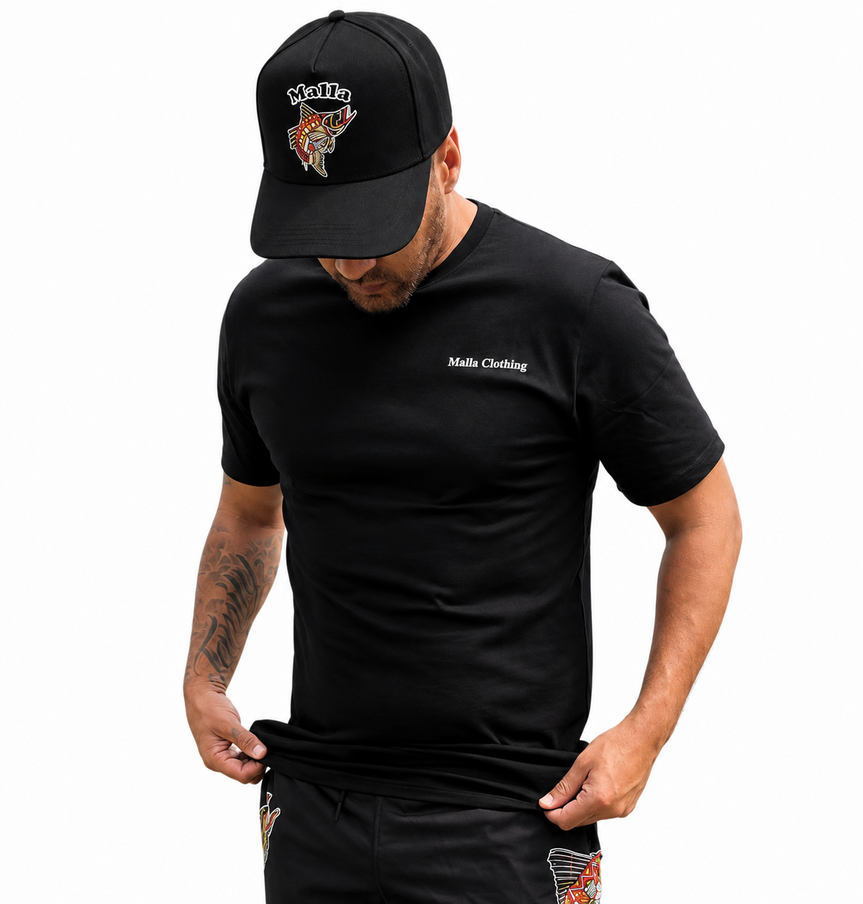 Barramundi Black – Limited Edition Indigenous Embroidered Snapback Cap