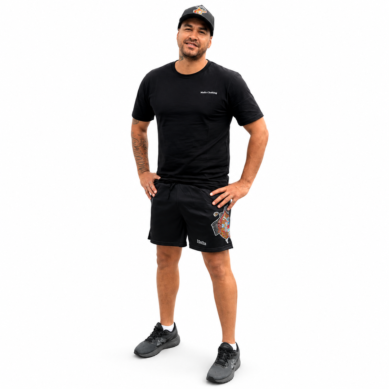 Barramundi Black Barra – Limited Edition Indigenous Longline T-Shirt