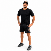 Barramundi Black Canvas – Limited Edition Indigenous Longline T-Shirt