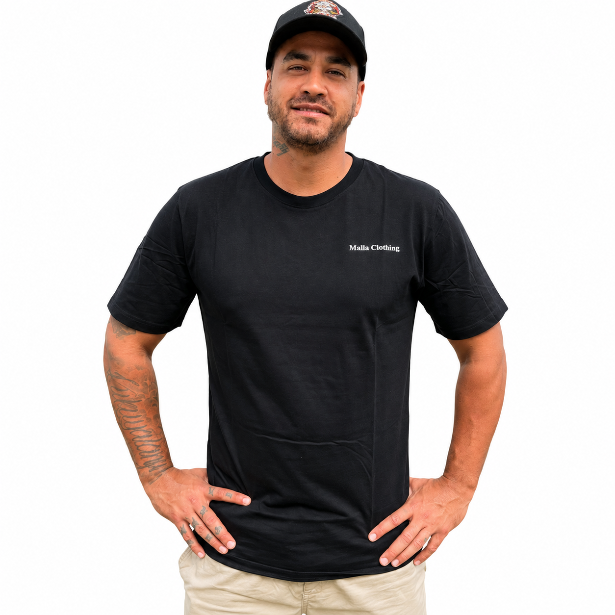 Barramundi Black Barra – Limited Edition Indigenous Longline T-Shirt