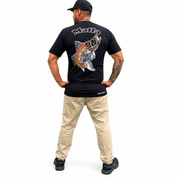 Barramundi Black Barra – Limited Edition Indigenous Longline T-Shirt