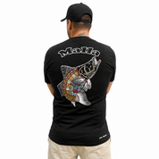 Barramundi Black Barra – Limited Edition Indigenous Longline T-Shirt