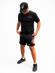 Barramundi Black Canvas – Limited Edition Indigenous Longline T-Shirt