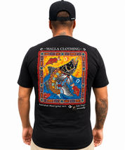 Barramundi Black Canvas – Limited Edition Indigenous Longline T-Shirt