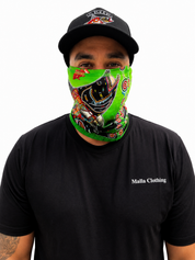 Barramundi Green – Limited Edition Indigenous Neck Gaiter | UPF 30+