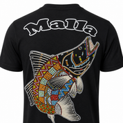 Barramundi Black Barra – Limited Edition Indigenous Longline T-Shirt