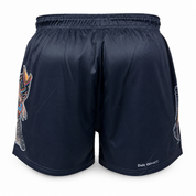 Barramundi Black – Limited Edition Indigenous Footy Shorts with Pockets