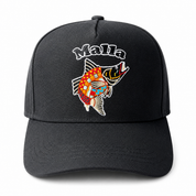 Barramundi Black – Limited Edition Indigenous Embroidered Snapback Cap
