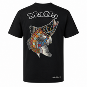 Barramundi Black Barra – Limited Edition Indigenous Longline T-Shirt