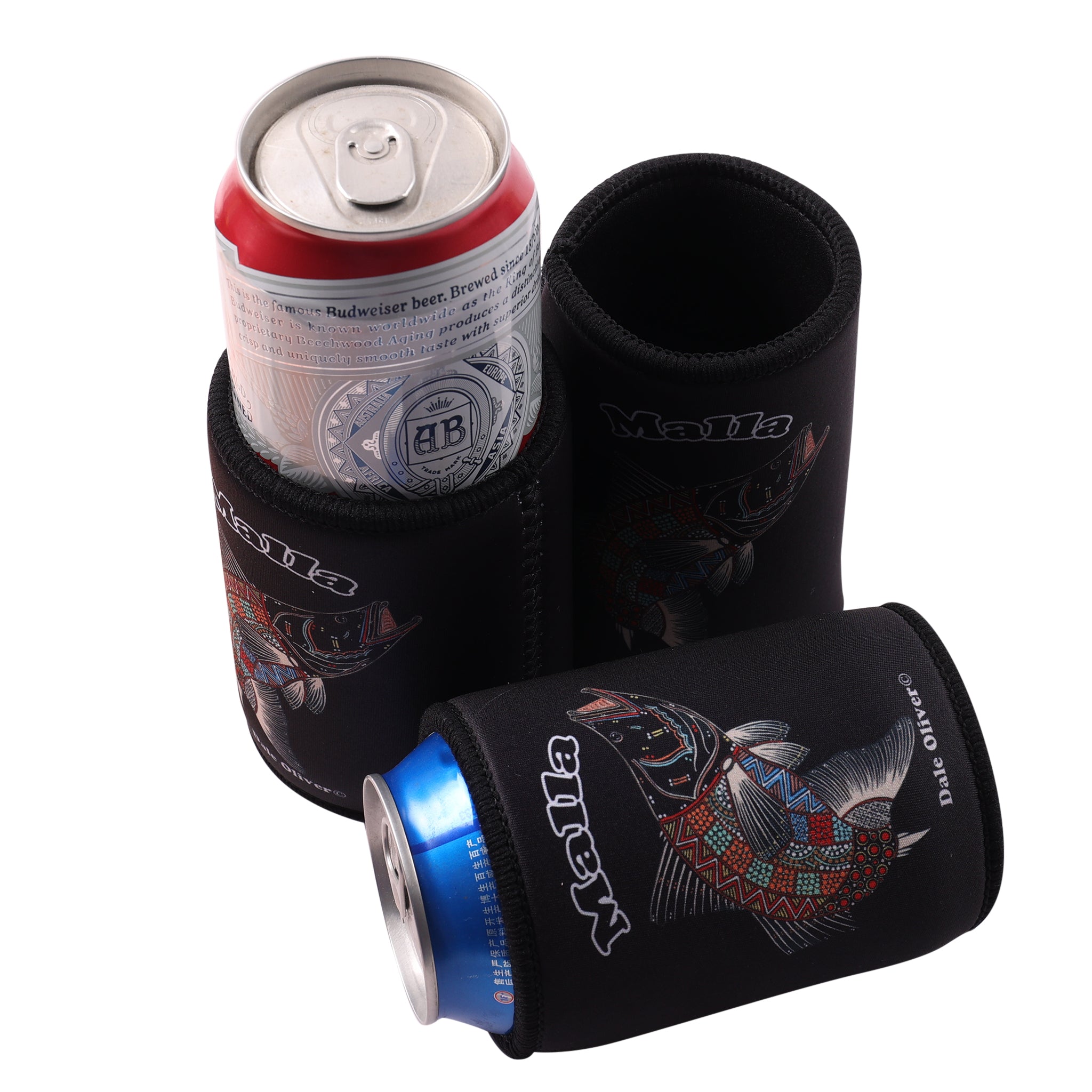 Barramundi Black – Aboriginal Indigenous Stubby Holder