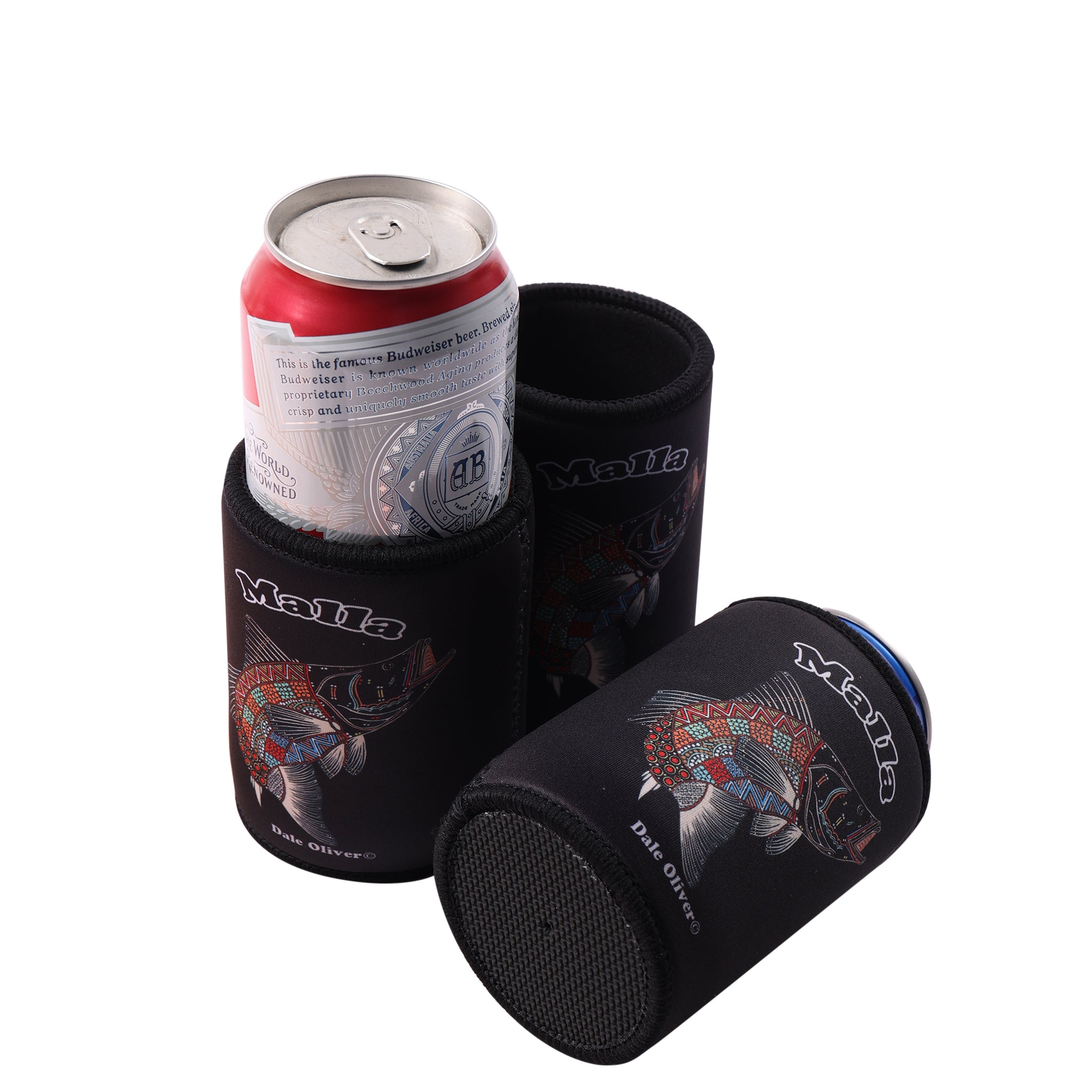 Barramundi Black – Aboriginal Indigenous Stubby Holder