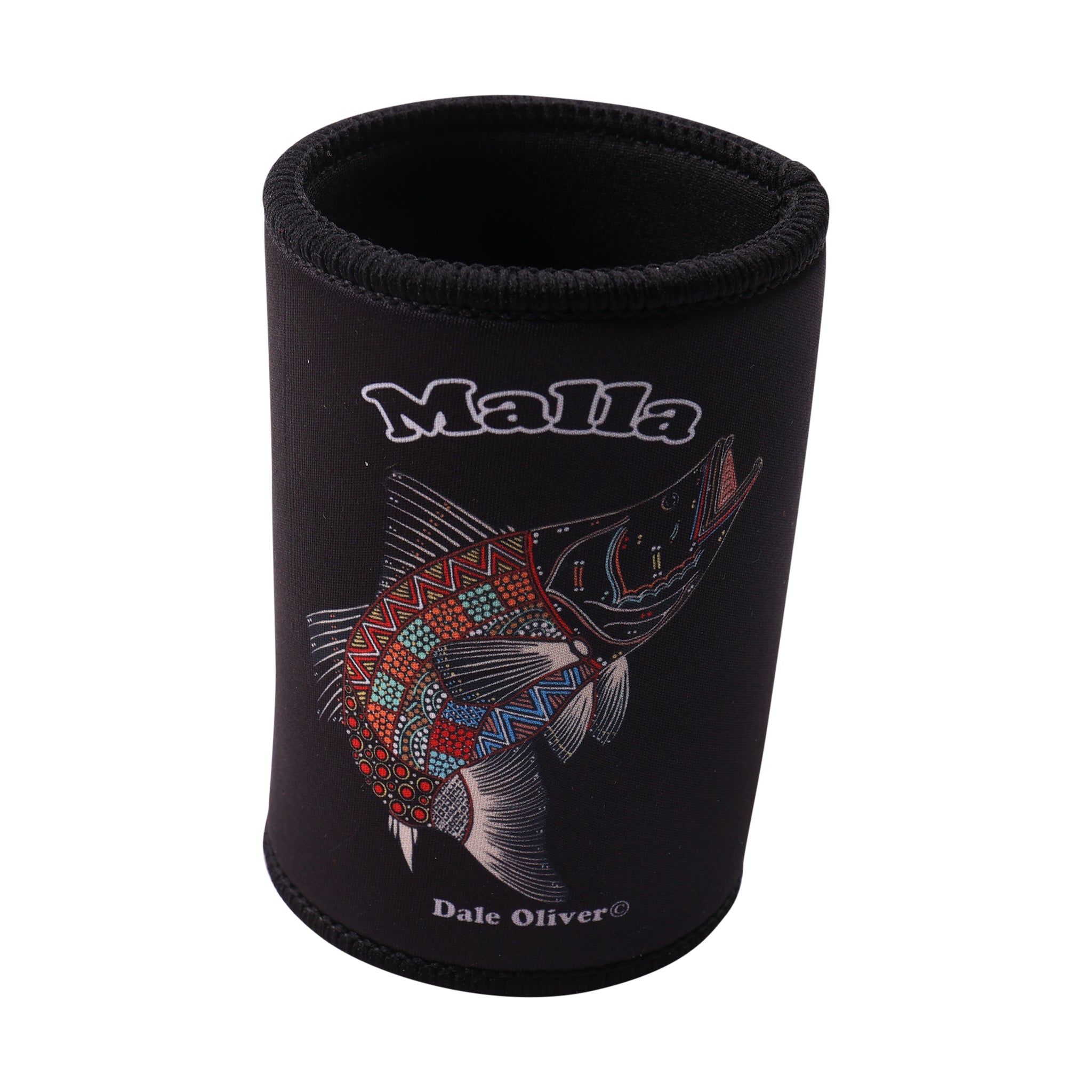 Barramundi Black – Aboriginal Indigenous Stubby Holder
