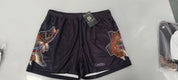 Barramundi Black – Aboriginal Indigenous Footy Shorts (With Pockets)